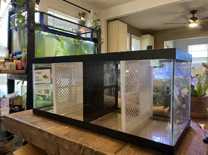 20 Gallon Long 3D Printed Aquarium Divider - Betta Tank Divider (NO TANK INCLUDED)