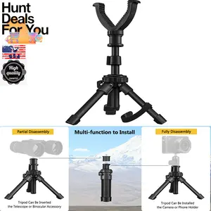 [SUPER Deals For U] Outdoor Photography/Hunting Tripod Mounting Platform with 7.5-15'' Adjustable Height and 360-degree Swivel