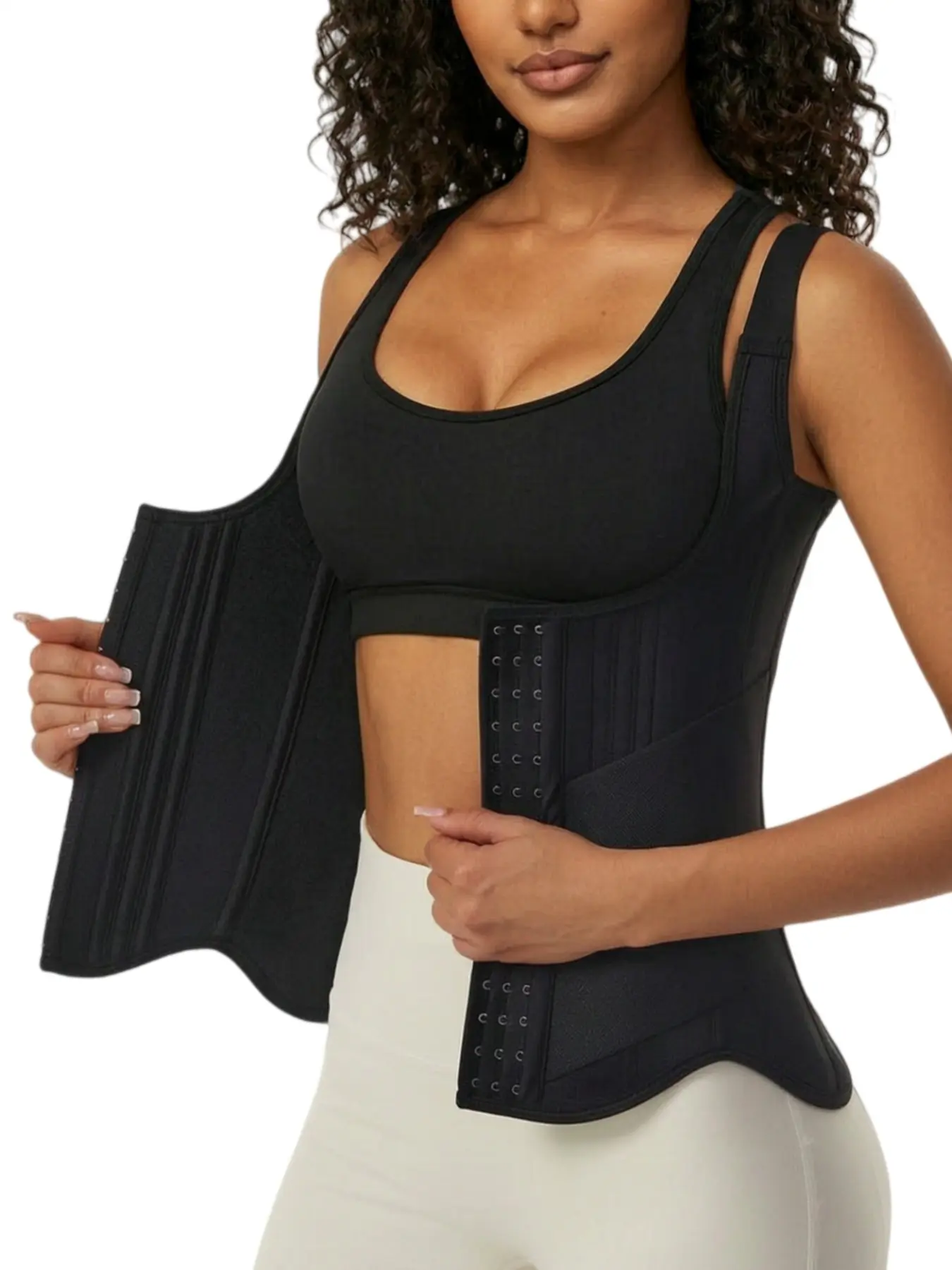 Women's High Stretch Tummy Control Shapewear Belts, High Stretch Shaper, Compression, Fajas, Corset, Sport Girdle, Adjustable Shoulder Strap, Waist Cincher, Suitable For Various Occasions, Sports