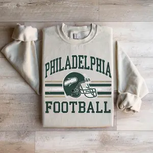 Vintage Philadelphia Football Sweatshirt Football Sunday Crewneck Philly Football Shirt Eagles Sweatshirt Philly Fan Shirt