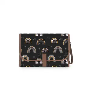 Baby Portable Changing Pad Travel, Waterproof Easy to Clean Quick Cleanup Compact Diaper Change Mat Built-In Pillow Design, Newborn Shower Gift for Parents & Babies