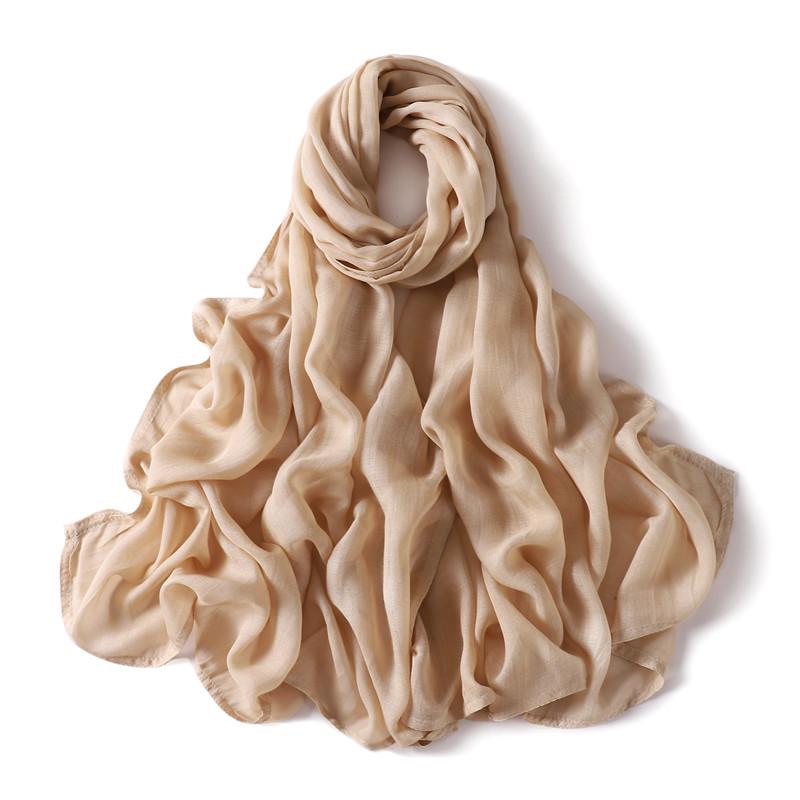 Modal Plain Hijab Scarf Rayon