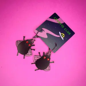 Cryptid Club Mothman Dangle Earrings