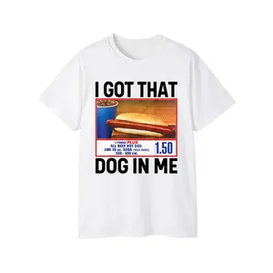 I Got That Dog in Me Shirt - Funny Costco Hot Dog Graphic Tee, Unisex Cotton T-Shirt for Men & Women, Casual Short Sleeve, Comfort & Trendy Streetwear