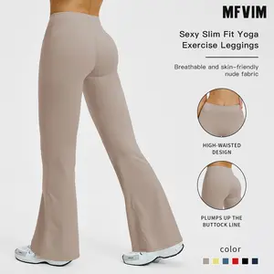 MFVIM Women’s High-Waist Yoga Pants, Breathable Quick-Dry Running Leggings, Form-Fitting Outdoor Gym Shorts, Comfortable Gym Wear