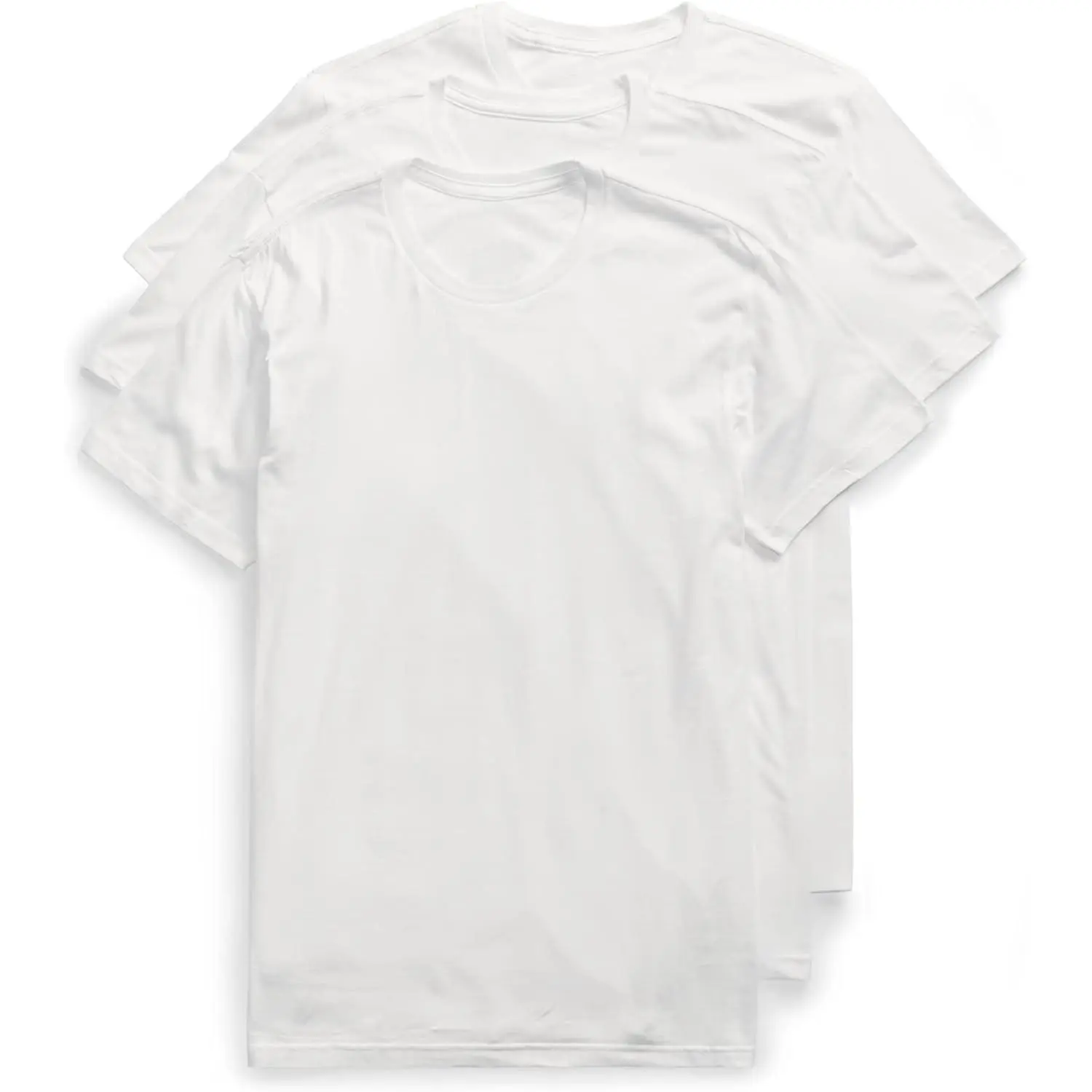 Mens Classic Stretch Crew Undershirts Big & Tall 3-Pack