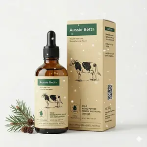 Aussie Betta Golden Micro-Peptide Tallow Serum with Niacinamide & Bifida Skin Repair Formula for Fine Lines & Dark Spots No Irritation Visible Results Firm Anti Aging Firming Deep Hydration| Gift Christmas Skincare