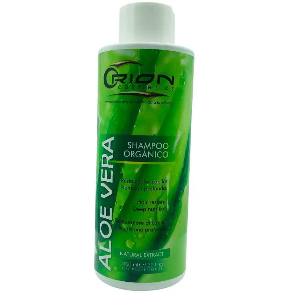 Orion Organic Aloe Vera Shampoo – Lightweight Cleansing for Hydrated, Smooth & Healthy-Looking Hair – 32 fl oz