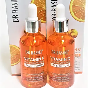 Dr Rashel Vitamin C Face Serum with Hyaluronic Acid for Firming Anti Aging 50ml Brightening Repair Protecting Daily Skincare Solution