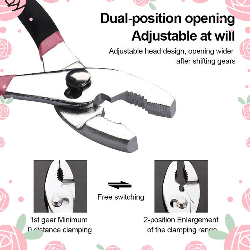 39 Piece General Household Tool Set in Toolbox Storage Case with Essential Hand Tools for Everyday Home Repairs, DIY and Crafts