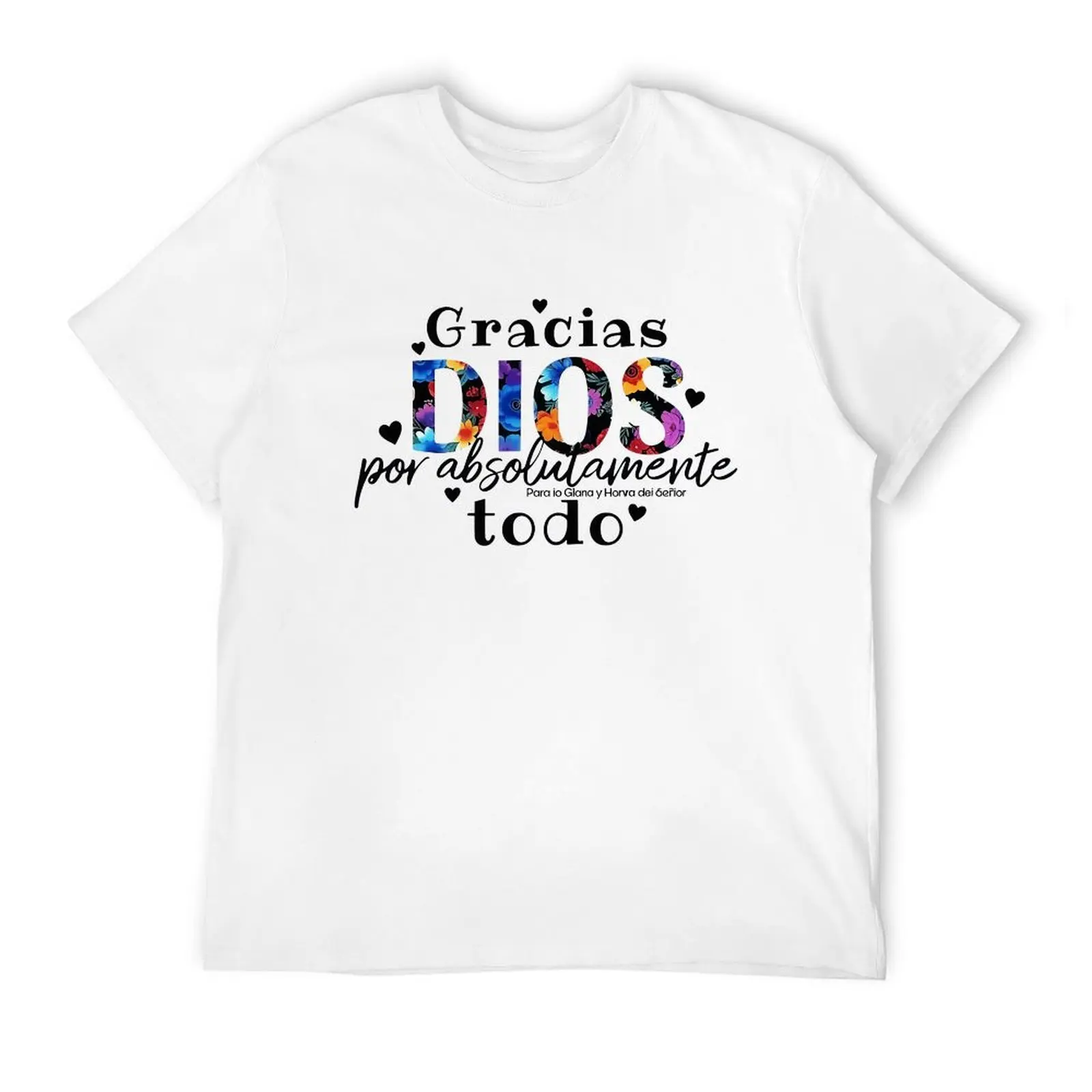 Women's Graphic Tees,Women's Faith Inspired Spanish "Gracias DIOS" Print T-Shirt - Soft Stretch Knit Crew Neck Short Sleeve,Trendy Clothes, All-Season Comfort Casual Tee for Summer Vacation Casual Attire, Comfortable Fit Shirt summer  clothes Cotton Top S