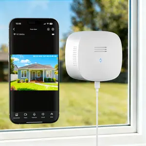 3MP 2k Window Camera, SpectraVivid AI Color Night Vision Window Cameras for Home Security, 2.4G&5G WiFi, Person & Motion Detection Siren, Works with Alexa&Google Home, Easy Quick Install On Glass