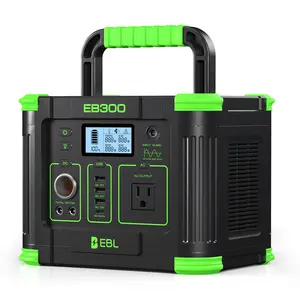 Outdoor Power Station: EBL 300W Solar Generator w/ 231Wh Battery | Your Blackout & Camping Power Backup