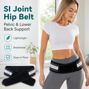 Lower Back Support Brace for Men and Women,Pelvic Support Belt, The adjustable hip Compression brace,support lower spine and hips ,lightweight, breathable and pilling resistant,Lumbar Support Belt,Back Brace,Double Pull Design, for Lifting Gym Office