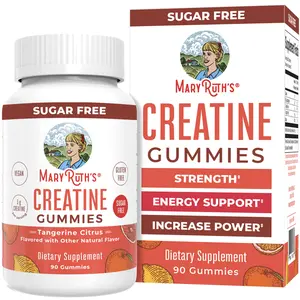MaryRuth's Creatine Gummies - Creatine Monohydrate Gummies - Creatine for Women & Men - Tangerine Citrus - Exercise - Workout - Sugar Free - 90 Count