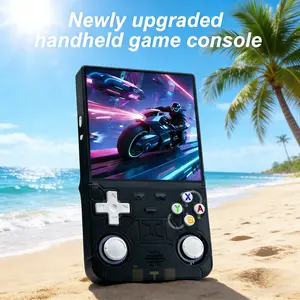 R36 Ultra Portable Handheld Game Console, 4 Inch IPS Full-HD Screen, Multiple Emulator Modes, Ergonomic Grip, Compact Design, Ideal Gift