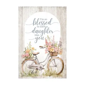 Dexsa I'm So Blessed Daughter Wood Wall Plaquewith Easel