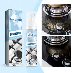 Kitchen Grease Foam Cleaner, Oven & Cooktop Degreaser, Effective Stain Remover, Easy Application, Long Lasting Formula, Greasy Cleaning Spray