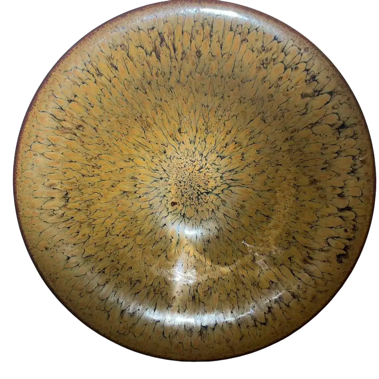 - ： Handmade Jian Zhan Teacup, Kiln Change Glaze,Traditional Ceramic Tea Bowl