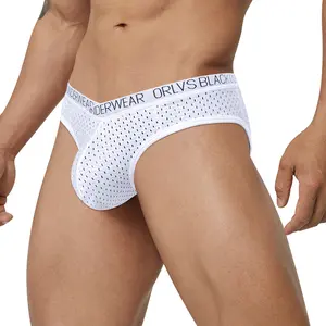 Men’s Briefs Underwear Low Rise Breathable Mesh Briefs for Men Comfortable Underwear