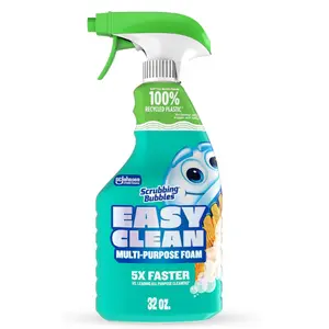 Scrubbing Bubbles Easy Clean Foaming Multipurpose Bathroom Cleaner Spray, Bottle Made from 100% Recyled Plastic, 32 Ounce Spray