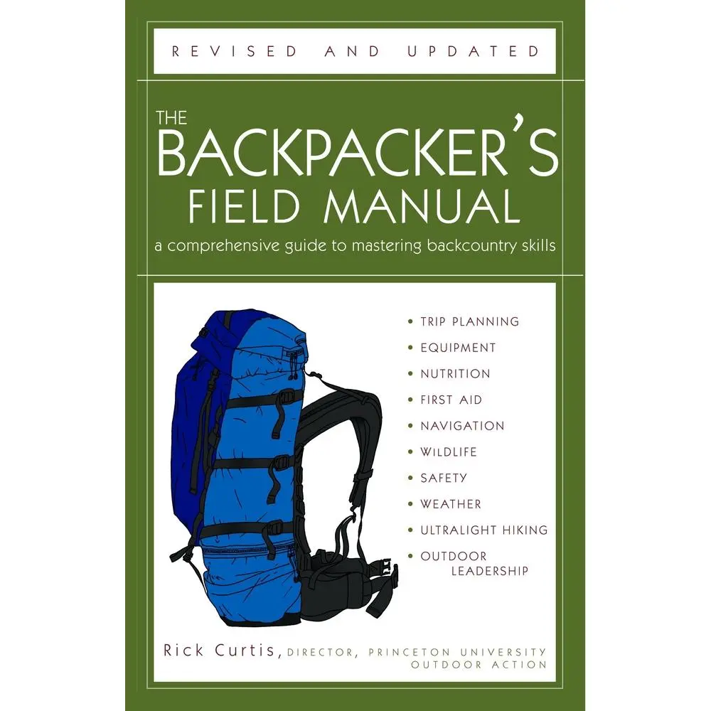 Used Book - The Backpacker's Field Manual: Revised and Updated Backcountry Field Guidebook with Gear Selection, Camping, Weather, Wildlife Tips by Rick Curtis (English Paperback), Comprehensive Guide