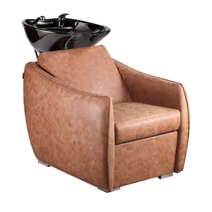 Hazel Tan II Shampoo System with Black Basin