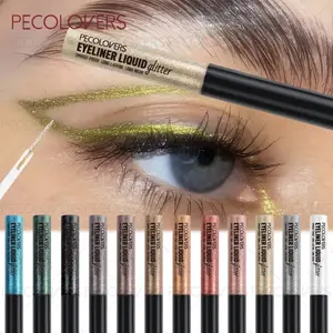 12pcs/set Liquid Eyeliner Various Colors & Quick Dry Long Lasting Waterproof Not Easily Sparkling Liquid Eyeliner Eye Makeup Products