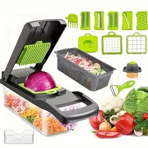 Multi-Functional Vegetable Cutter, Kitchen Home Use Potato Slicer, Shredder, Dicer, Carrot Grater, Slice Maker, Essential Cooking Tool, Utensils, Vegetable Cutting Slicer, Onion Dicer