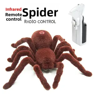 Remote Control Spider: Gift for Family, Prank on Halloween or April Fools'.Joke Toys for Cats & Dogs,Remote Control Spider Infrared Remote Control Creative Simulation Animal Infrared Electric Pet Toy