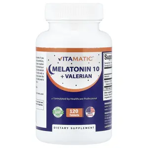 Vitamatic Melatonin 10 + Valerian, 120 Tablets