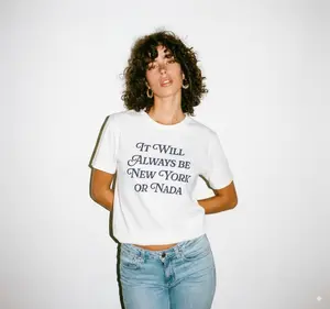New York or Nada Tee – NYC Graphic Shirt, Oversized Unisex Streetwear, Latina-Inspired Viral Tee, New York or