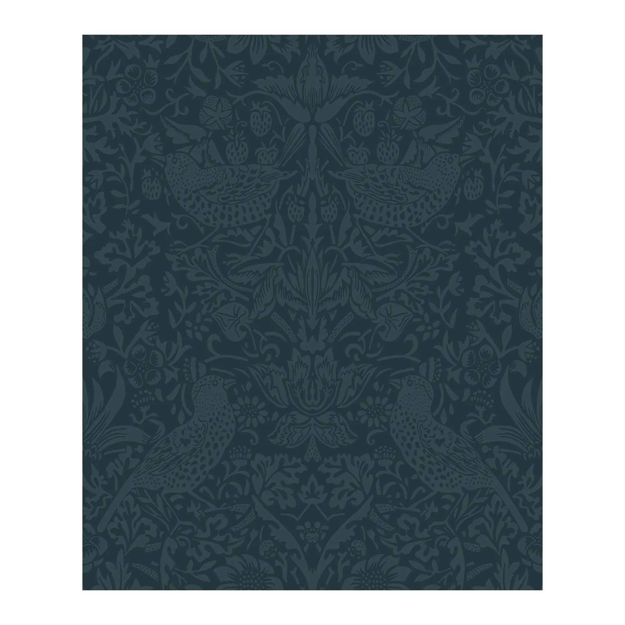 NextWall Tonal Bird Garden Peel and Stick Wallpaper NextWall Tonal Bird Garden Peel and Stick Wallpaper