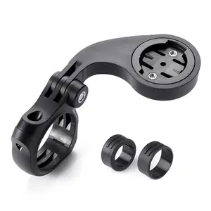 Bicycle Computer Holder Adjustable Angle Handlebar Extended Bracket Centered View for Garmin XOSS Magene IGPSPORT Bike Accessories