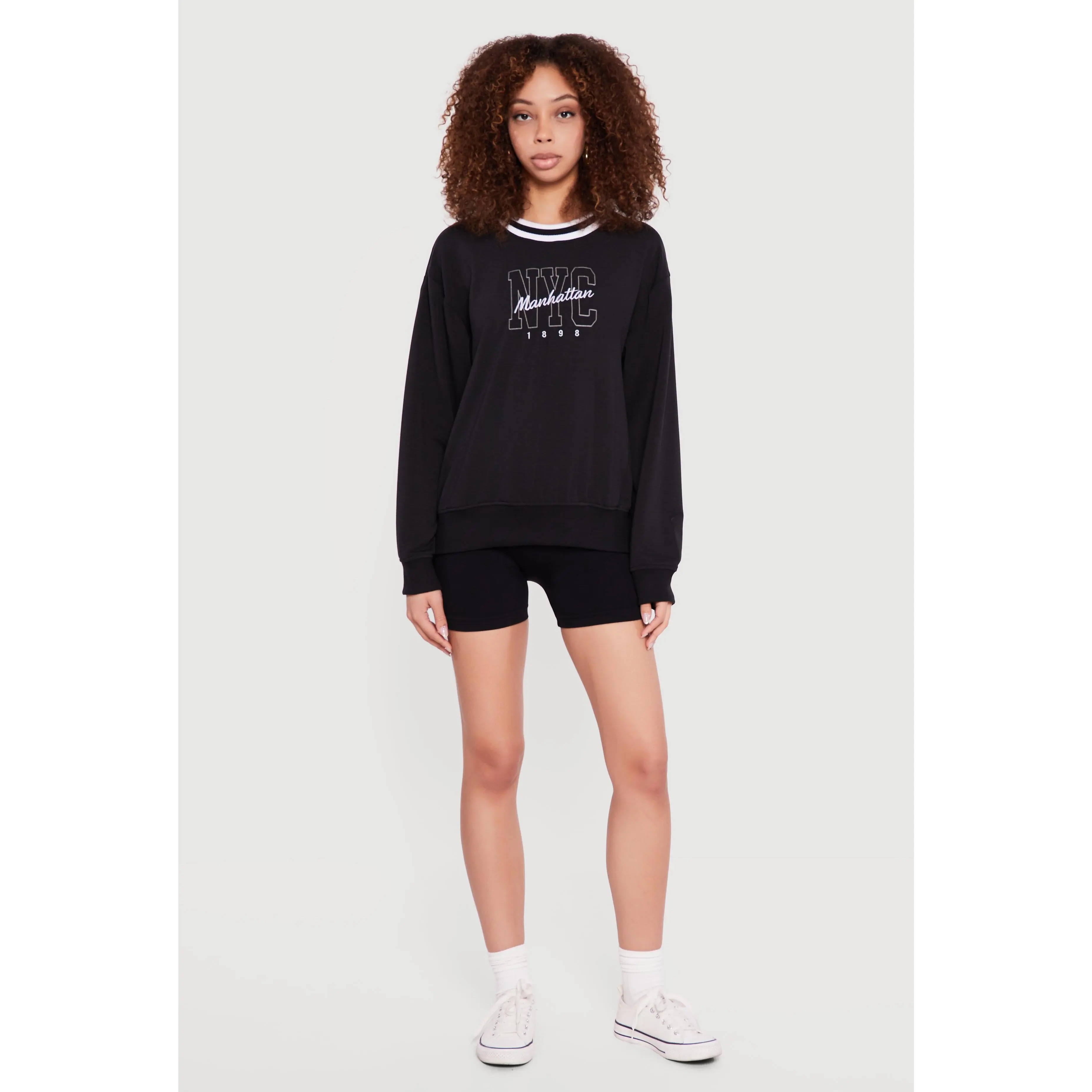 NYC Manhattan Graphic Sweatshirt