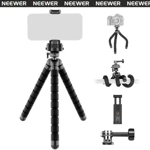 NEEWER BASICS TP001 Flexible Phone Tripod, Octopus Grip Legs for Smartphone, Camera & DJI Action, Adjustable Mini Tripod for Indoor Outdoor, Kitchen, Travel & Vlogging