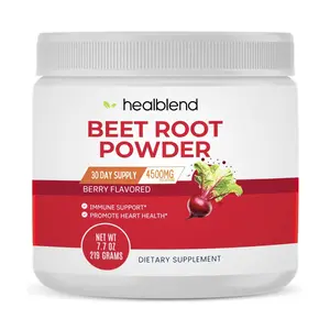 Organic Beet Root Powder Berry Flavor - Boost Energy & Endurance, Support Heart Health & Blood Flow, Packed with Antioxidants – 8oz