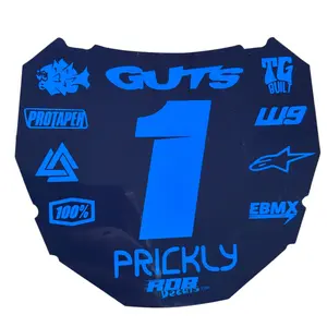 ODI Plate Decal — 11 Logos — Blue