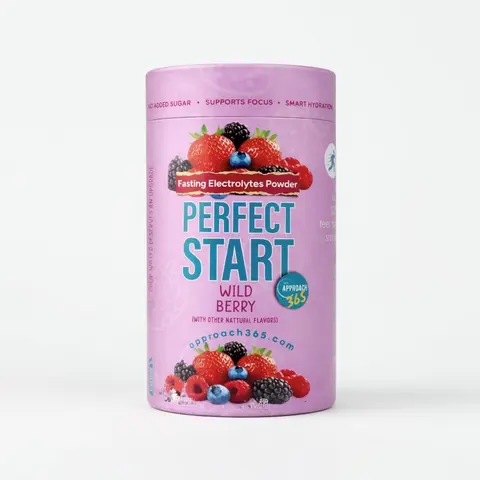Perfect Start Wild Berry Electrolyte Powder, 20 Stick Packs, Sugar-Free Hydration Sticks