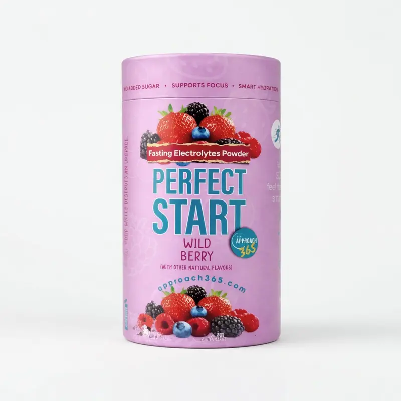 Perfect Start Wild Berry Electrolyte Powder, 20 Stick Packs, Sugar-Free Hydration Sticks
