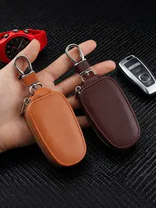 1 Pc Car Key Pouch, Car Key Holder, Car Key Accessory, Unisex, Suitable for Car Owners, Professional Drivers, Simple, Sturdy, Durable, Given as a Gift to Office Workers, Business People, Drivers