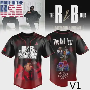 R&B World Tour 2026 Collection Special Edition Baseball Jersey, Gift For Fans