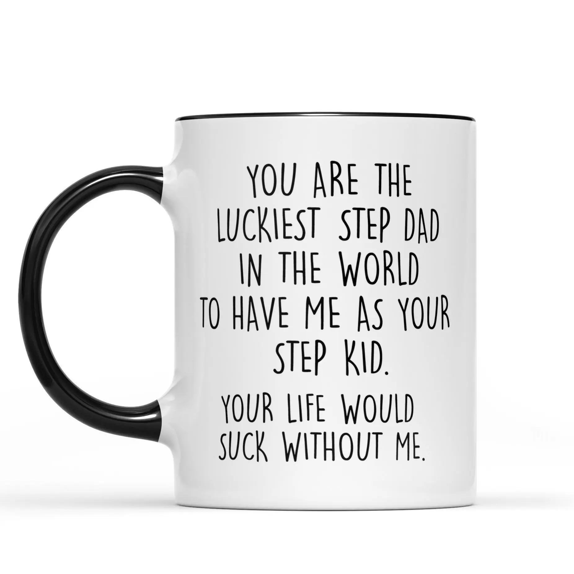 Your A Lucky Step Dad, Bonus Dad, Funny Step Dad Gifts, Fathers Day Gifts, Step Dad Mug, Father's Day Mug, Best Bonus Dad Mug, Novelty Coffee Mug, Gifts For Bonus Dad, 11 15oz Ceramic Cup, Birthday