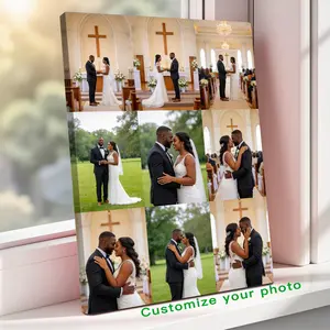 Custom Photo Canvas Painting Frame - Creative Wall Art | Digital Printed Photos on Canvas | Create Warm Decor from Friendship Memory Photos | Ideal for Apartment, Gifts for Besties | High Quality - Heartfelt Gift! Scarface Newspaper Poster personalize