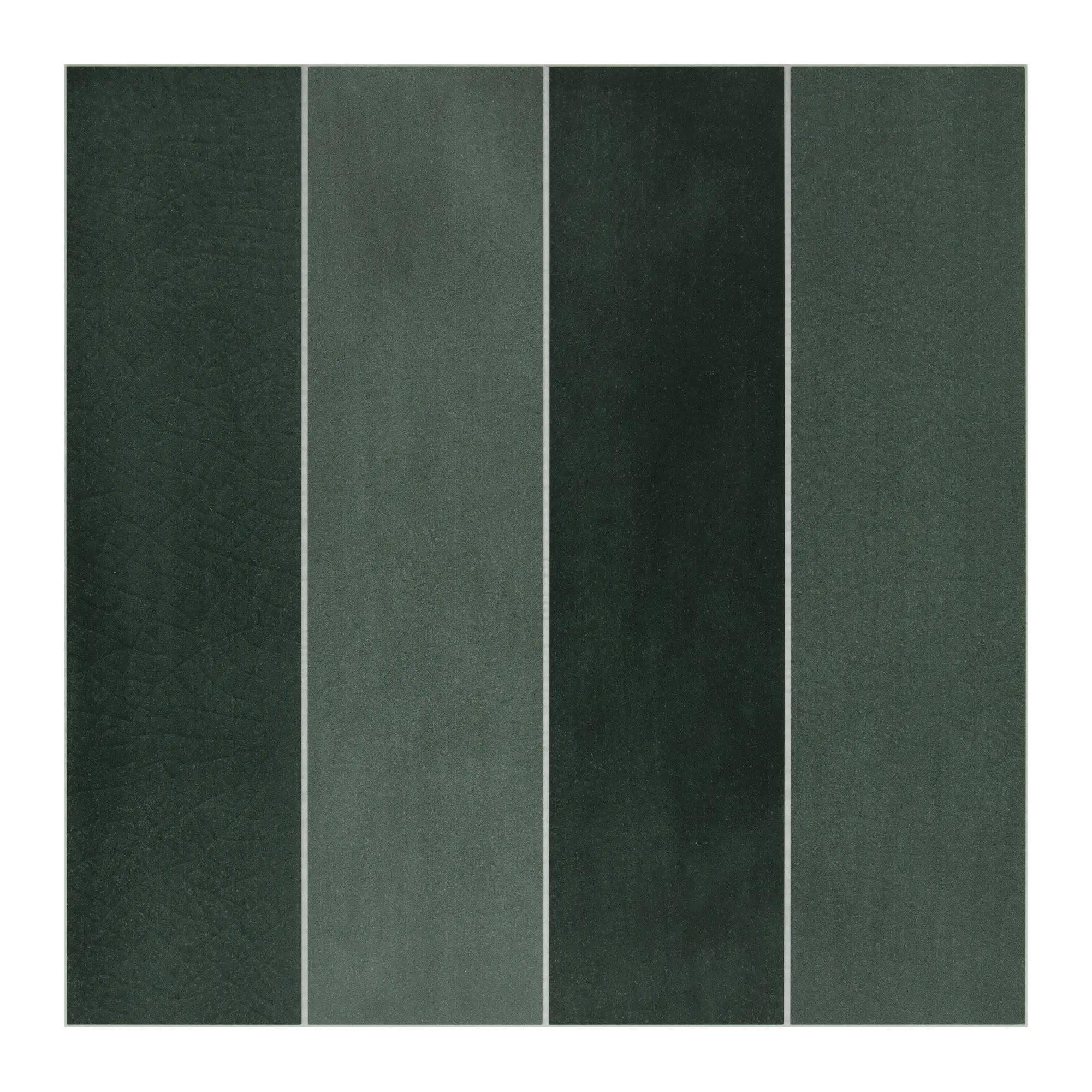 INNO STICKERS 16-Sheet Peel and Stick Backsplash Tile 9" x 9" Stacked 3D Handmade Looks Square Self Adhesive Wall Tiles for Kitchen Bathroom, Green