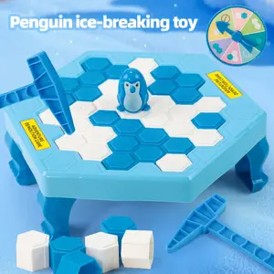 Penguin Ice-Breaking Game, Family Board Game, Interactive Wall Game for Parties & Events, Durable High-Quality Plastic, Safe Non-Toxic Material, Family Fun
