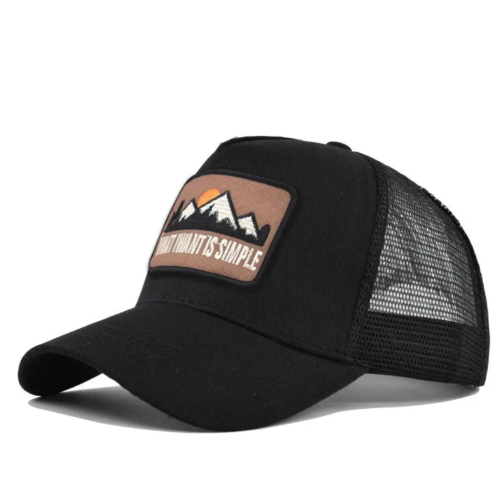 Orange Camo Embroidered Baseball Cap, Unisex Adjustable Mesh Snapback for Casual Hip Hop Streetwear and Summer Outdoor Wear, Snapback Hats, Fashion, One Size