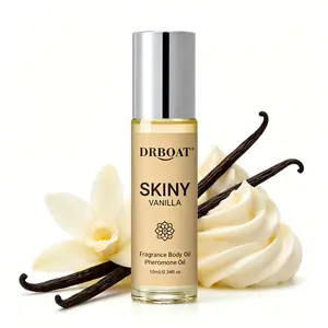 Vanilla Skin Pheromone Oil - Long Lasting Cream Essential Oil, Original Vanilla Skin Body Oil for Men and Women, Dating Traveling 0.34 fl oz Travel Size Eau de Parfum.