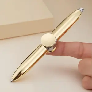 Fidget Spinner Pen, 360 Degree Rotatable Anti-anxiety Pen, Portable Writing Pen for Students, Office Stationery & Supplies