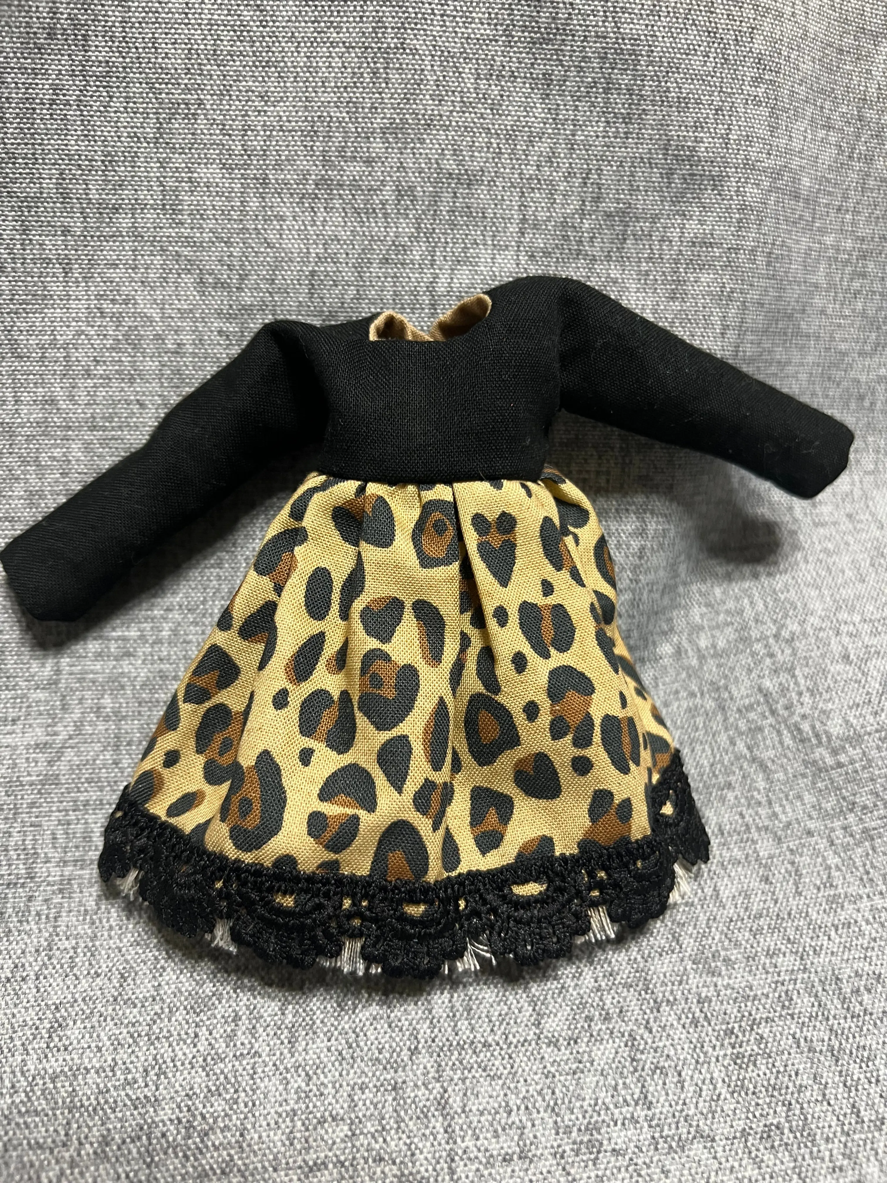 Animal Print Dress - fits BJD 1/6 Scale Fashion Doll